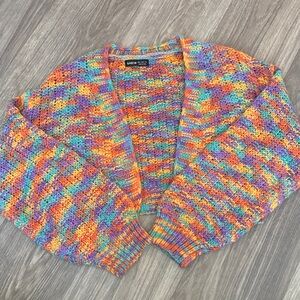SHEIN Multicolor Knit Cardigan